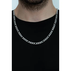 Takı Dükkanı Figaro Model Spor Casual Çelik Erkek Zincir Kolye ack06