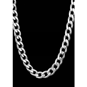 Takı Dükkanı Gemici Çelik Erkek Zincir Kolye 6 mm 55 cm h081