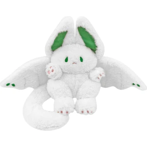 Sevimli Beyaz Yarasa Tavşan Peluş Yastık Kawaii Yarasa Tavşan Çocuklar Için Doldurulmuş Hayvan 16" (Yurt Dışından)