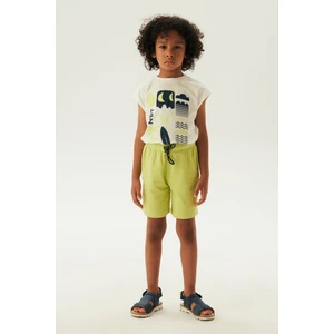 Erkek Çocuk Yeşil Şort