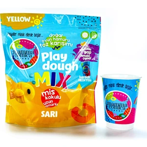 Mammacomica Dough Kendin Yap Kendin Oyna Doğal Oyun Hamuru Toz Karışımı- SARI-800GR
