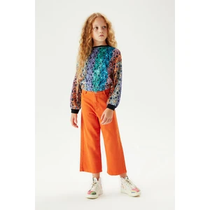 Kız Çocuk Desenli Sweatshirt 23FW0TJ4418