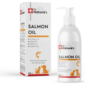 Dr. Natures Balık Yağı Salmon Oil 150 Ml(Kedi ve Köpekler Için Tüy Dökülmelerini Önleyici)
