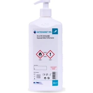 Actohand® Ipa 1 Litre | El ve Cilt Antiseptiği - Alkol 75 % (V/v)