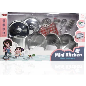 Vardem Oyuncak 11 Parça Çelik Tencere Tava Set