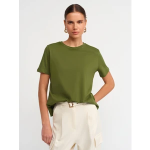 30740 Pamuklu T-Shirt-Haki