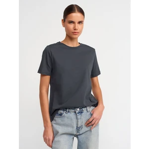 30740 Pamuklu T-Shirt-Antrasit
