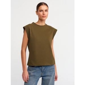 30724 Pamuklu T-Shirt-Haki