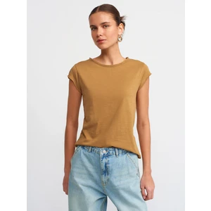30699 Pamuklu T-Shirt-Açık Haki