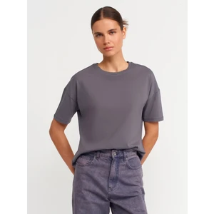 3683 Basic T-Shirt-Füme