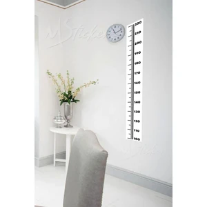 Yetişkinler Için Boy Cetveli Stickerı - Yetişkin Boy Cetveli Tüm Yüzeylere Yapışır