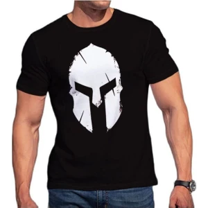 Black Sokak Kadın Siyah Sparthan Baskılı Oversize Bisiklet Yaka Tshirt