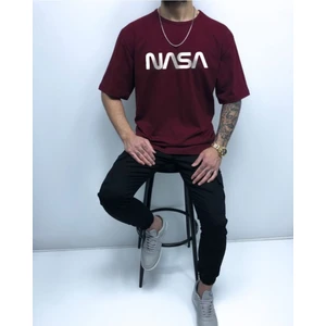 Black Sokak Erkek Bordo Nasa Tshirt