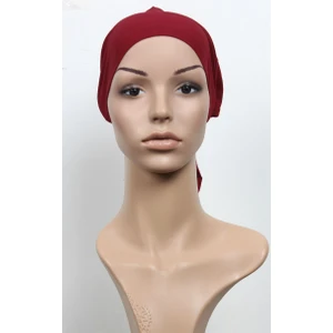Penye Eşarp Bonesi 251-60 Bordo