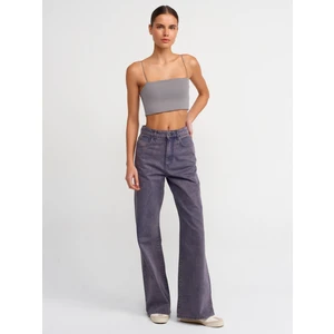 70459 Yüksek Bel Pantolon-Mor