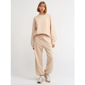 70458 Basic Jogger Pantalon-Açık Bej