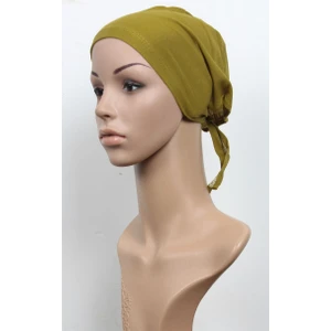 Penye Eşarp Bonesi 251-64 Koyu Hardal