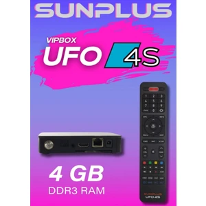 Vıpbox Ufo 4s Uydu Alıcısı 4gb Ram Dünyanın En Hızlısı