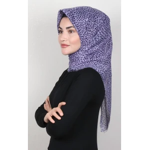 Coton Kare Eşarp 1686-14