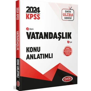 Data Yayınları 2024 KPSS Vatandaşlık Konu Anlatımlı
