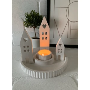 1Can Home Decor Yuvarlak tealıght 3 evli