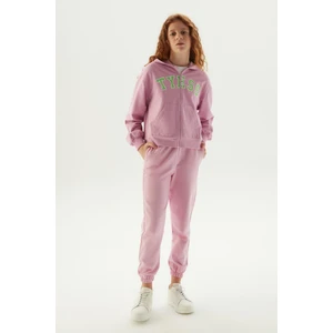 Kız Çocuk Pembe Eşofman Üstü