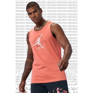 Jordan Mvp Flight Cotton Tank Top Singlet Pink Pamuklu Erkek Spor Atlet Somon