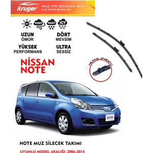 Nissan Note Ön Cam  Silecek Seti (2006 - 2014)