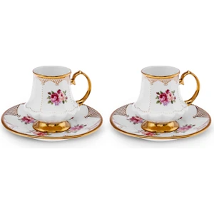 Nermin 2 Kişilik Kahve Fincan Takımı 85 ml