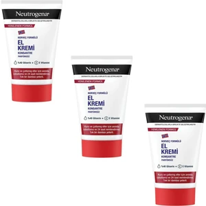 Norveç Formülü Parfümsüz El Kremi 3 Adet 50 ml
