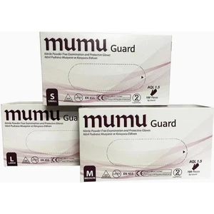 Guard Pudrasız Mavi Nitril Eldiven Large (L)