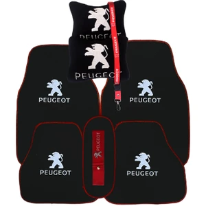 Tusba Market Peugeot Uyumlu Araç Oto Halı Paspas | Peugeot Siyah Araç Seyahat Boyun Yastığı Oto Aksesuar