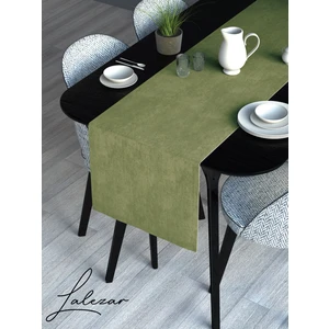 LALEZAR KADİFE EFEKTLİ NİL YEŞİLİ AURA SERİSİ RUNNER 40 X 140