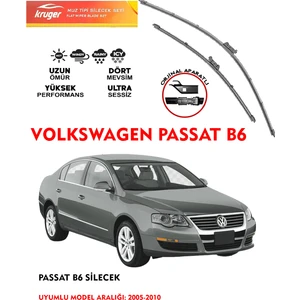 Volkswagen Passat Cam Muz Silecek Takımı B6 (2005-2010) Arası Araca Özel Orijinal Aparat