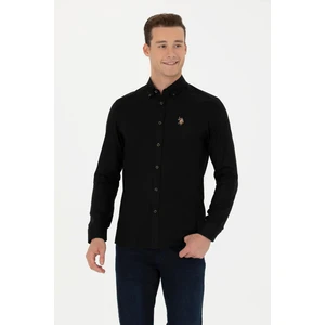 U.S. Polo Assn. Düğmeli Yaka Pamuk Slim Fit Gömlek Erkek Gömlek G081SZ0041826727
