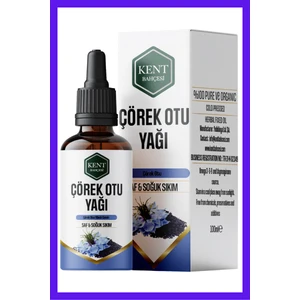 Kent Bahçesi Çörek Otu Yağı 30 ml Analizli %100 Saf Doğal Katkısız Soğuk Sıkım Cold Press Çörekotu Yağı