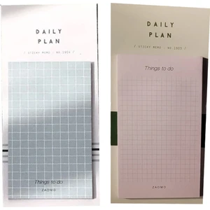 Vox Art Yapışkanlı Not Kağıdı 2'li Set 50 Yaprak - 10X6 cm Pembe-Mavi