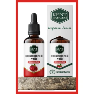 Kent Bahçesi Nar Çekirdeği Yağı 100ML %100SAFDOĞALKATKISIZ Soğuk Sıkımpomegranate Cold Press