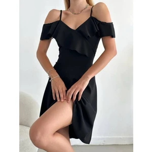 Askılı Krep Elbise