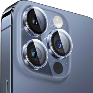 Baseus iPhone 15 Pro-15 Pro Max Için Corning Serisi Hd Cam Kamera Koruyucu