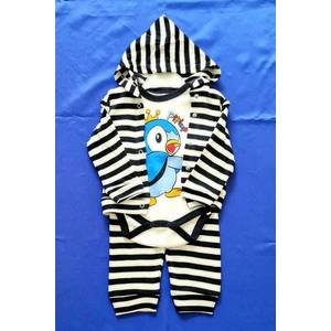 Trade Bazaar Penguen Desen 3 Lü Çocuk Takım