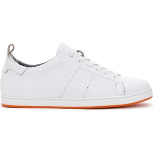 Erkek Beyaz Deri Sneaker
