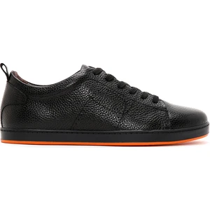 Erkek Siyah Deri Sneaker