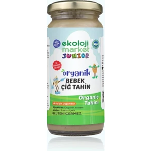 Ekoloji Market Organik Çiğ Tahin Glutensiz Taş Değirmen 230 gr (2 Adet)