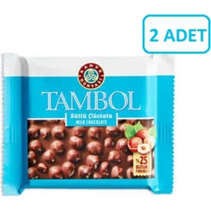 Kahve Dünyası Tambol Sütlü Fındıklı Çikolata 77 gr x 2