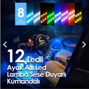 Araç Içi Aydınlatma Kumandalı Müziğe Duyarl