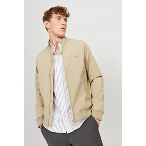 Jack & Jones Erkek Jprblubrook Dik Yaka Mevsimlik Mont 12251906 Bej