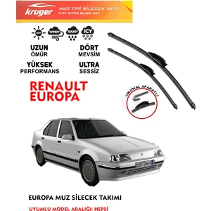 R19 Europa Ön Muz Silecek Seti