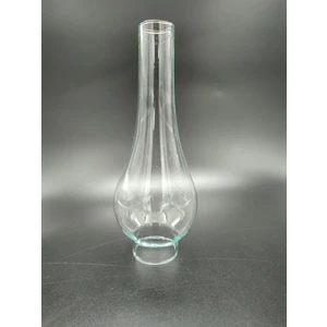 Kuğulu Avize Büyük Gaz  Lambası Camı .Tam Şeffaf Renkte.(Alt Çap: 5.00cm-h:22.50cm)