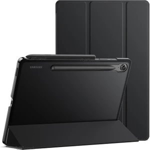 M.TK Moveteck Samsung Galaxy Tab S10 Fe/S9 Fe 10.9 Inç Kılıf Akıllı Smart Uyku Modlu Standlı Arkası Şeffaf Kapak Slim SM-X510 X520